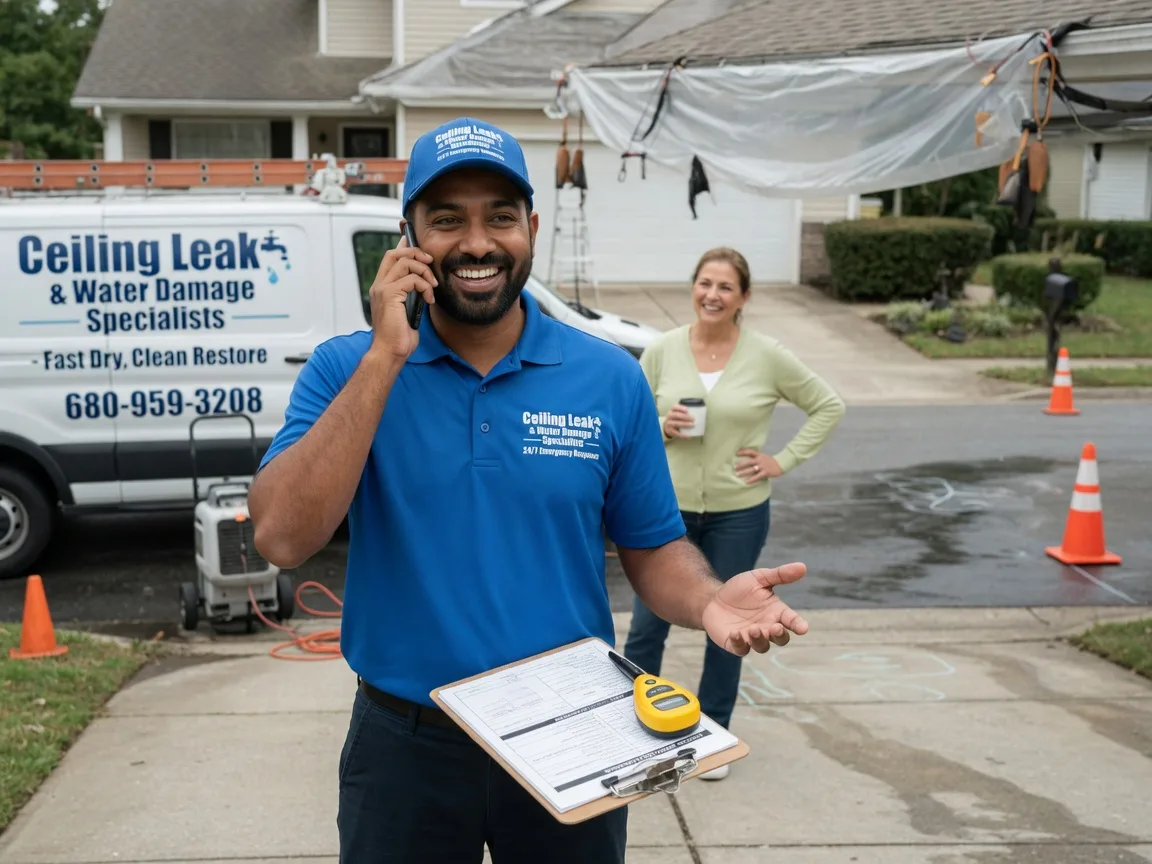 Ceiling Leak Cleanup Myra, TX FAQs